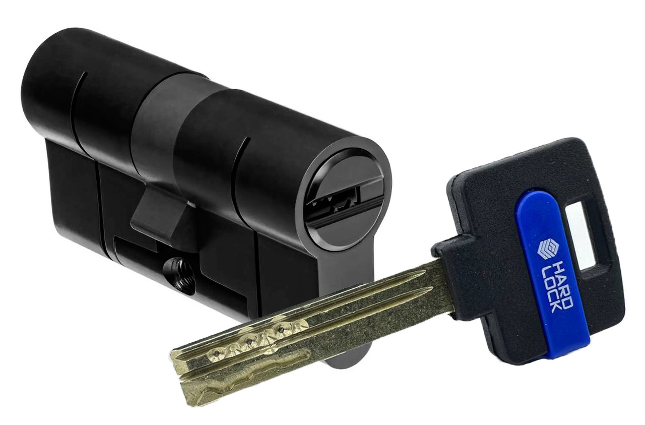 Hard Lock K-серія ключ/ключ (Китай) 60 мм 30x30, Чорний