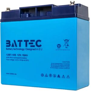 Акумуляторна батарея 12 В/18 А·год BATTEC