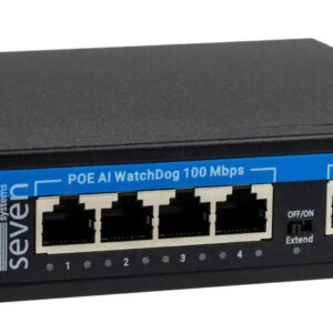 PoE-комутатор 4 порти SEVEN P-7324