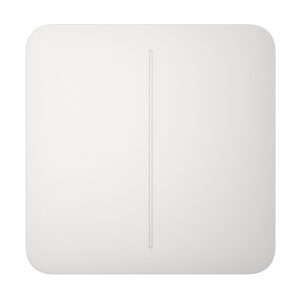 Розумний вимикач Ajax LightSwitch 2-клавішний білий (Україна)