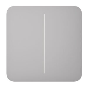 Розумний вимикач Ajax LightSwitch 2-клавішний димчастий (Україна)