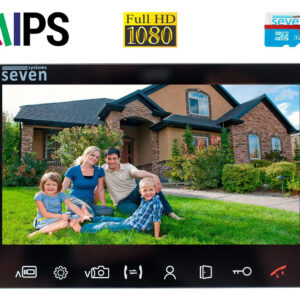 Відеодомофон 7 дюймів SEVEN DP-7575 FHD IPS black