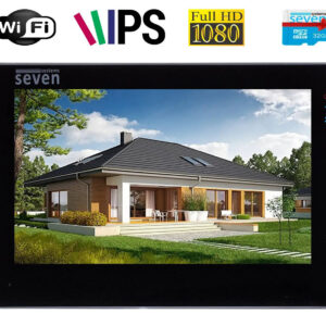 IP відеодомофон 7 дюймів з Wi-Fi SEVEN DP-7577FHDW — IPS black