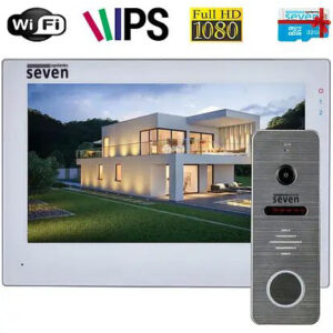 Комплект Wi-Fi домофона 7 дюймів із викличною панеллю SEVEN DP-7577Kit white
