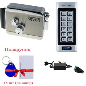 Комплект контролю доступу з електромеханічним замком SEVEN LOCK KA-7814 (Україна)