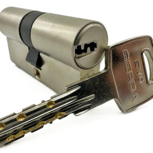 Циліндр GERDA EVO ключ/ключ нікель сатин (Польща)