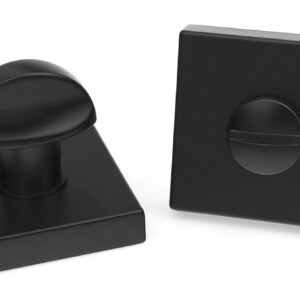 Чорний матовий фіксатор WC Forme Fixa Squared 45-65 мм (Італія)