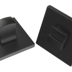 Чорний матовий WC-фіксатор Forme Fixa Squared Slim 45-65 мм (Італія)