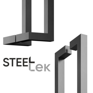 Дверні ручки-скоби SteelTek G101 25х25х1,5 мм чорний (Україна)
