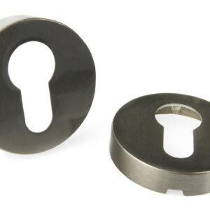 Накладка на циліндр PZ Forme Fixa Round нікель матовий (Італія)