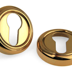 Накладка дверна під циліндр PZ Fadex V золото 24к (Італія)