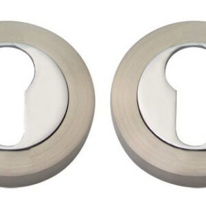 Накладка на циліндр Comit CMRY-59 V матовий нікель/хром (64)