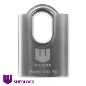 Замок навісний напівзакритий Шерлок 302-50 3 ключі (Китай)