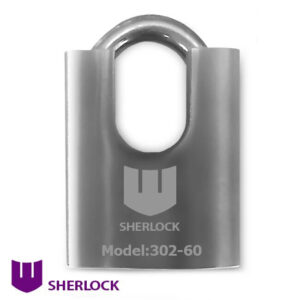 Навісний замок напівзакритий Шерлок 302-60 3 ключі (Китай)