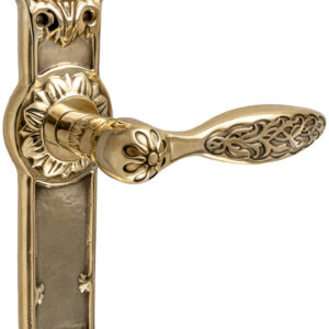 Ручка на планці UNO BAROCCO BELLE 840 латунь полірована (Україна)
