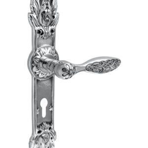 Ручка на планці UNO BAROCCO BELLE 840 PZ під циліндр хром (Україна)