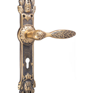 Ручка на планці UNO BAROCCO BELLE 840 PZ під циліндр бронза (Україна)