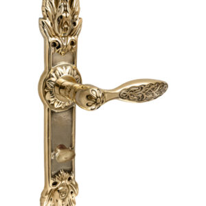 Ручка UNO BAROCCO BELLE 840 з фіксатором WC латунь полірована (Україна)