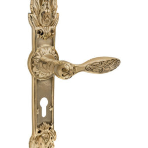 Ручка на планці UNO BAROCCO BELLE 840 PZ під циліндр латунь матова (Україна)