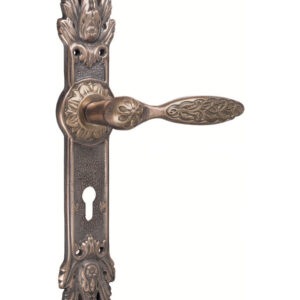 Ручка на планці UNO BAROCCO BELLE 840 PZ під циліндр бронза антична (Україна)