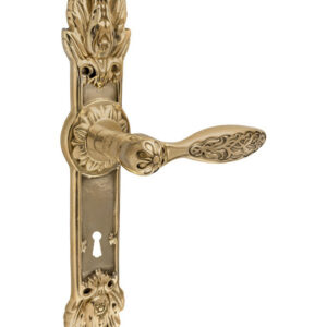 Ручка на планці під ключ UNO BAROCCO BELLE 840 BB латунь матова (Україна)