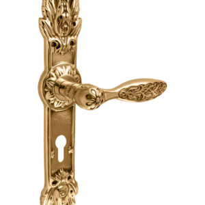 Ручка на планці під циліндр UNO BAROCCO BELLE 840 PZ золото французька (Україна)