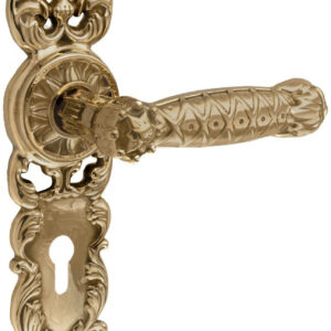 Ручка UNO BAROCCO GRANDE 750 PZ під циліндр латунь матова (Україна)