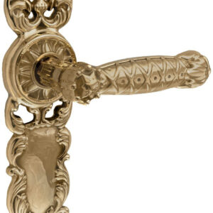 Ручка на планці UNO BAROCCO GRANDE 750 латунь матова (Україна)