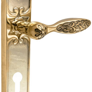 Ручка PZ під циліндр UNO BAROCCO CRISTALLO 840 латунь полірована (Україна)