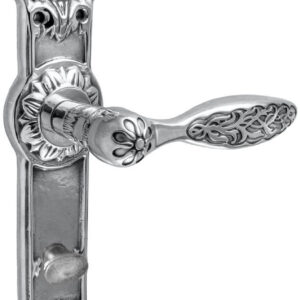 Ручка на планці UNO BAROCCO BELLE 840 з фіксатором WC хром (Україна)