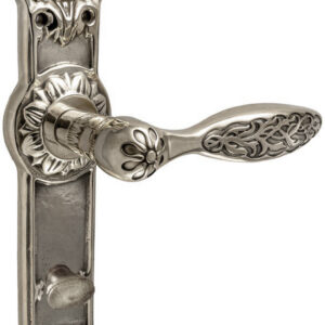 Ручка UNO BAROCCO BELLE 840 з фіксатором WC нікель (Україна)