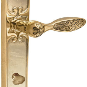 Ручка з фіксатором WC UNO BAROCCO CRISTALLO 840 латунь матова (Україна)