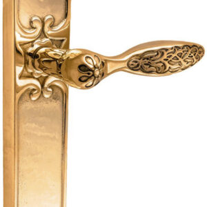 Ручка дверна UNO BAROCCO CRISTALLO 840 золото французька (Україна)