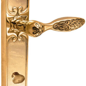 Ручка UNO BAROCCO CRISTALLO 840 з фіксатором WC золото французьке (Україна)