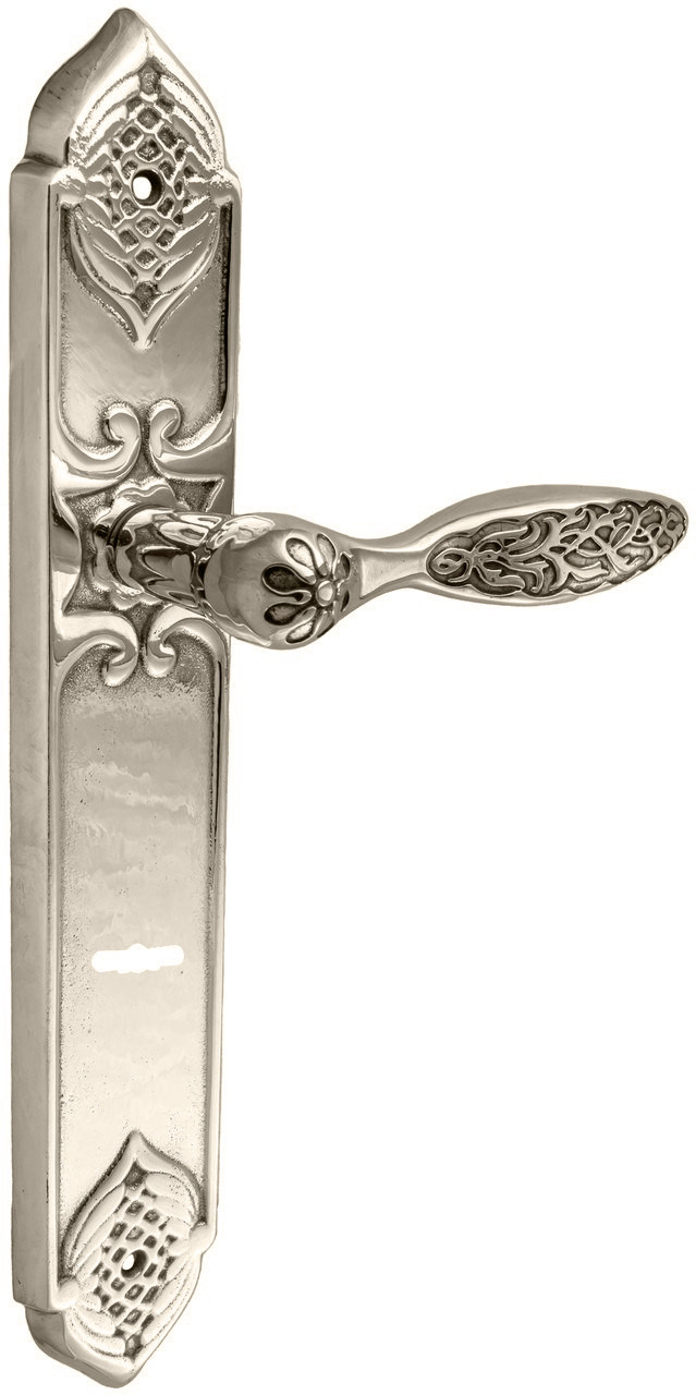 Ручка UNO BAROCCO CRISTALLO 840 SAFE KEY під сувальдний ключ нікель (Україна)
