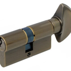 Циліндр AGB 600 ключ/тумблер (Італія) 75 мм 45х30Т, Бронза зелена