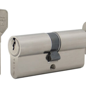 Циліндр CISA C2000 ключ/тумблер нікель матовий (Італія) 70 мм 40x30Т