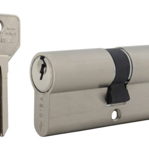 Циліндр CISA C2000 ключ/ключ нікель матовий (Італія) 120 мм 60/60