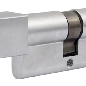 Циліндр Cortellezzi Primo 117 SQ ключ/тумблер хром матовий (Італія) 70 мм 35х35Т