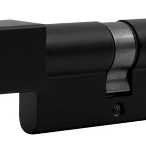 Циліндр Cortellezzi Primo 117 SQ ключ/тумблер чорний (Італія) 70 мм 35х35Т