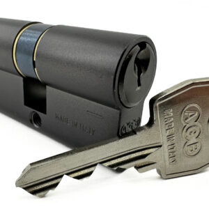 Циліндр AGB 600 ключ/ключ (Італія) 75 мм 30х45, Чорний