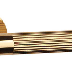 Ручка дверна Aprile AS Lobelia R 5S латунь полірована (Польща)