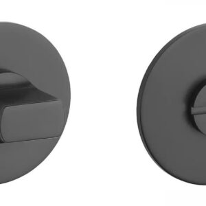 Круглий WC фіксатор Sterk R ultra slim 3 мм чорний (Польща)