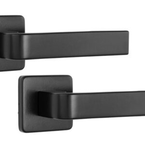 Ручка для дверей Rostex Dante H53 38-52мм чорна (Чехія)