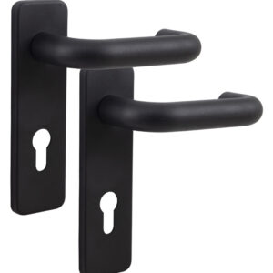 Набір дверної фурнітури SANTOS 1919-Square 72 мм mov-mov чорний (Португалія)