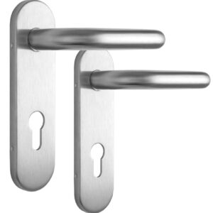 Набір дверної фурнітури SANTOS B002SS 72 мм mov-mov нержавіюча сталь (Португалія)