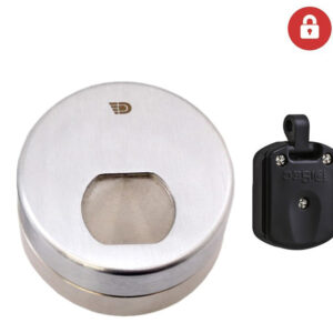 Броненакладка DISEC MAGNETIC 3G MR125L 25 мм T KM0P3G хром матовий, зовнішня (Італія)