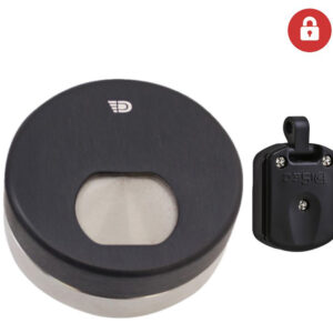 Броненакладка DISEC MAGNETIC 3G MR125L 25 мм T8 KM0P3G хром/чорний зовнішня (Італія)