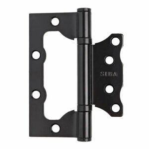 Петля SIBA накладна універсальна 100 мм матова чорна (Туреччина)