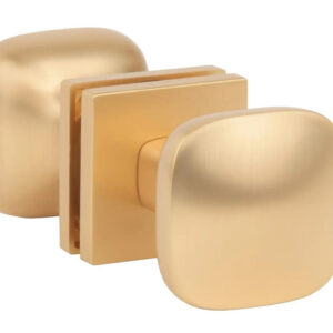 Двостороння нефіксована ручка кноб Aprile AS Querca Q 7S латунь матова (Польща)